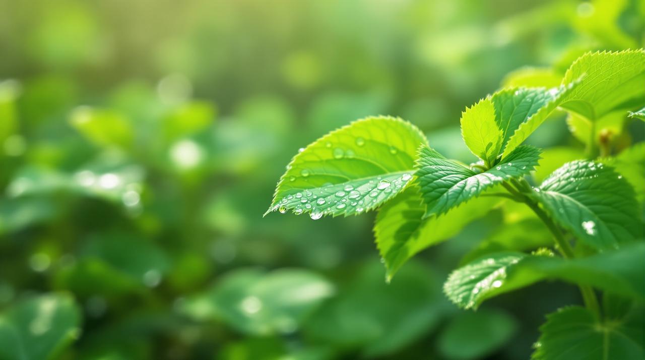 雨后新绿